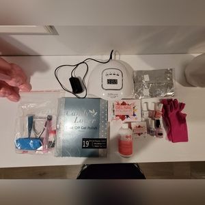 Final Price drop- Gel nail haul! In excellent condition barely used!